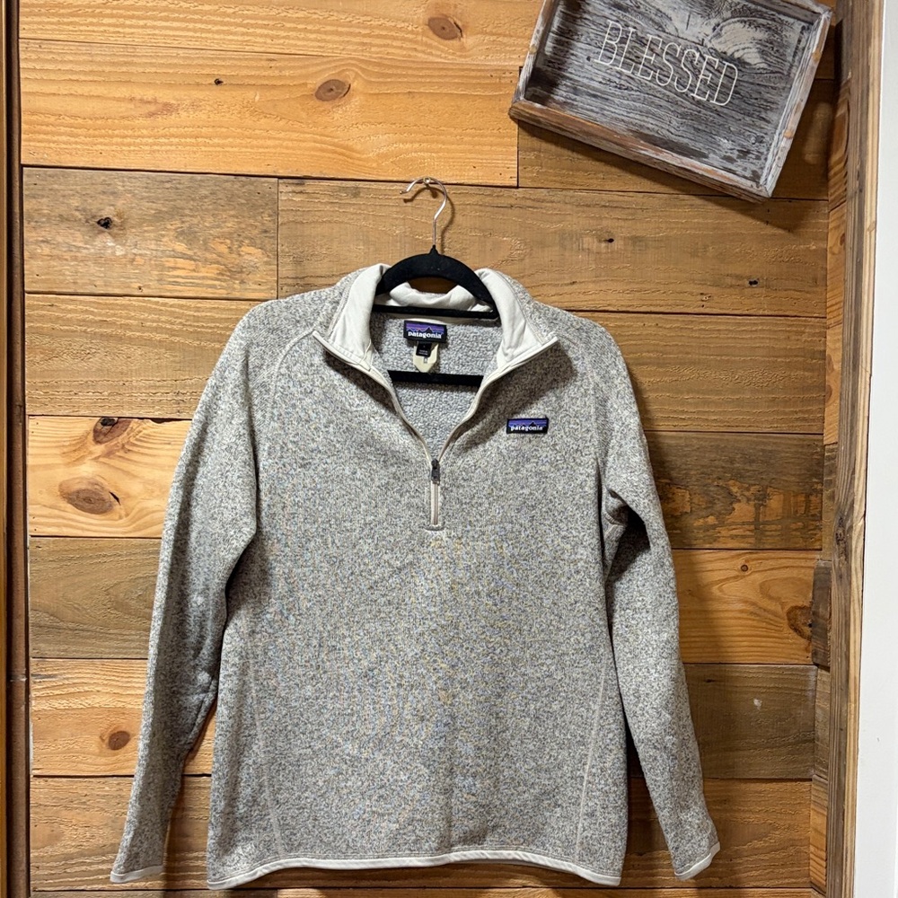 Patagonia Men's Zip-Up Sweater in Gray